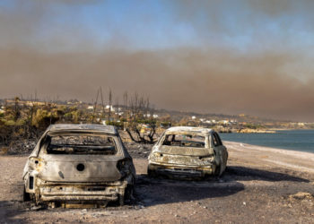 „Apocalipsa” în imagini. Cum arată zonele din Grecia distruse de incendiile puternice