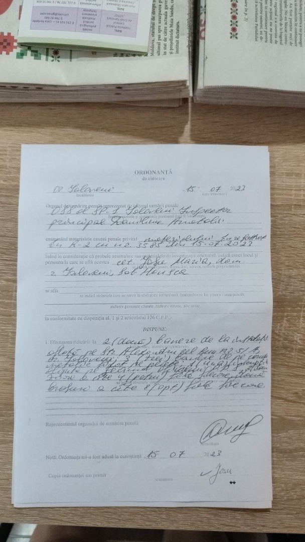 Политический блок “Ш.О.Р.”: Санду и PAS объявили охоту на политформирование. Полиция изымает агитматериалы