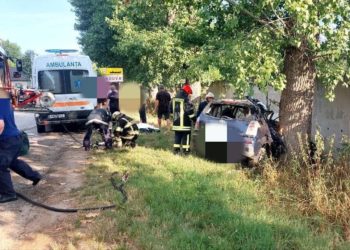 Grav accident rutier la intrarea în satul Sadova, din Călărași: Doi tineri au decedat și altul a fost traumatizat