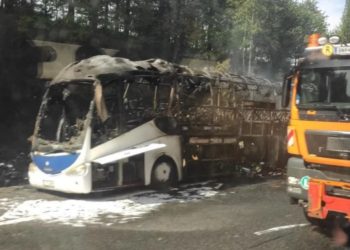 В Австрии сгорел автобус, перевозивший из Испании граждан Молдовы
