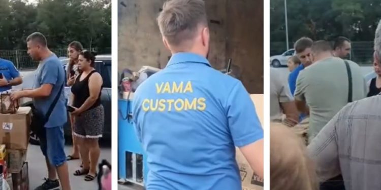 Scandal la punctul de trece al frontierei Sculeni, după ce vameșii au verificat bagajele dintr-un microbuz cu moldoveni. Ce spun Serviciul Vamal | VIDEO