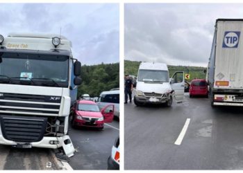 Авария на трассе Кишинев-Хынчешты: повреждены три машины, один человек в больнице