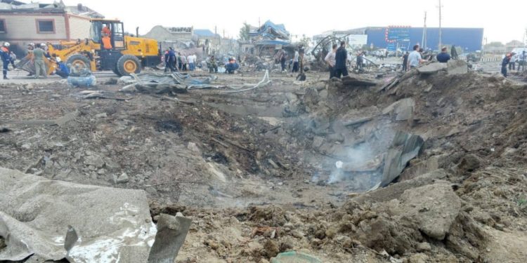 В результате взрыва на автозаправке в Дагестане погибли 27 человек, еще 75 получили ранения