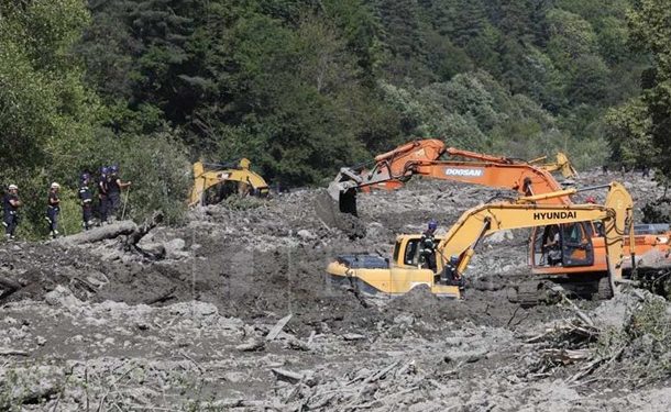 В Грузии количество погибших из-за оползня возросло до 31