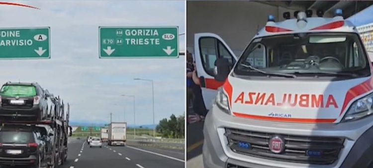 Un moldovean grav bolnav a fost adus acasă, cu ambulanța, de doi voluntari italieni. Aceștia au străbătut 2 000 de kilometri pentru a transporta pacientul | VIDEO