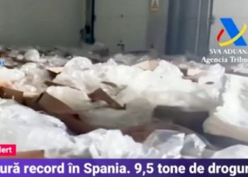 Captură record de droguri în Spania. Traficanții au trimis în Europa 9,5 tone de stupefiante