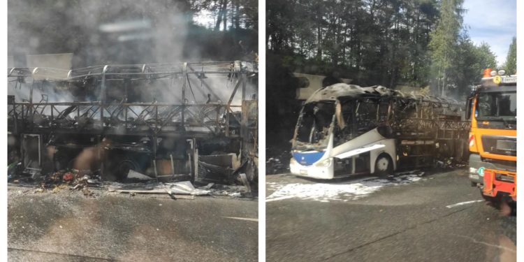 MAEIE, despre autocarul cu moldoveni și români care a luat foc în Austria: Verificăm dacă actele de călătorie ale pasagerilor nu au fost deteriorate | VIDEO