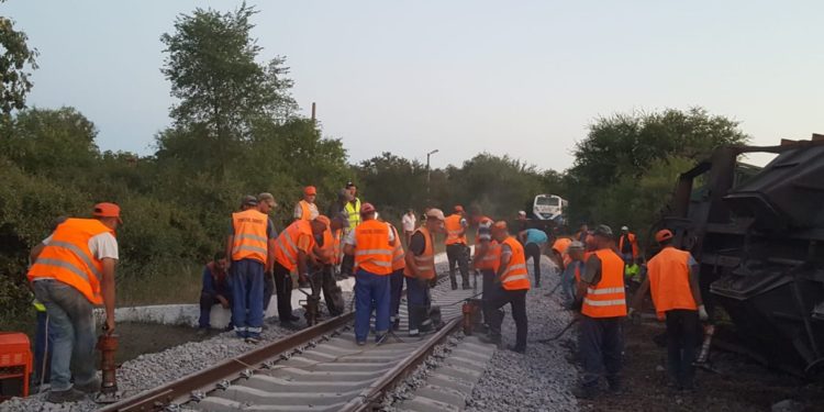 Consecințele accidentului, lichidate: A fost reluată circulația pe tronsonul de cale ferată Culma-Ceadîr-Lunga | VIDEO