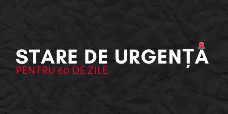 De azi, starea de urgență a fost prelungită pentru încă 60 de zile