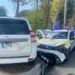În Capitala s-a produs un accident rutier cu implicare unui echipaj al Poliției