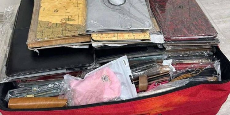 Huse pentru telefoane și tablete, depistate de vameși într-un microbuz ce se deplasa din Germania: Marfa a fost ridicată