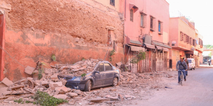 Cum arată Marrakech, distrus de cutremur. Ziduri și minarete prăbușite, mormane de moloz, piața Jemaa el-Fna a ajuns un loc al durerii