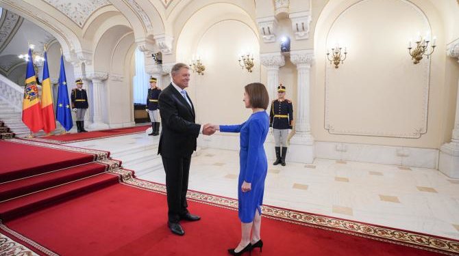 Maia Sandu a participat la Summitul celor Trei Mări, găzduit de România: La București, șeful statului s-a văzut cu omologul său român, Klaus Iohannis | VIDEO