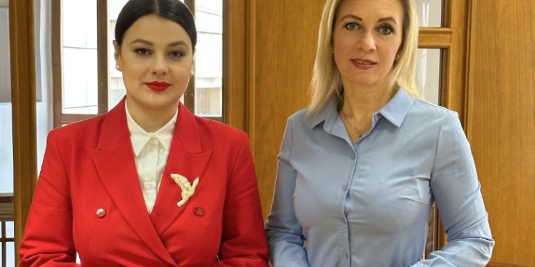 Liderul partidului „Renaștere” a avut o întrevedere cu Maria Zaharova