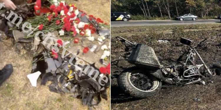 Flori la locul accidentului de lângă Aeroport, unde a decedat un motociclist și pasagerul său | VIDEO