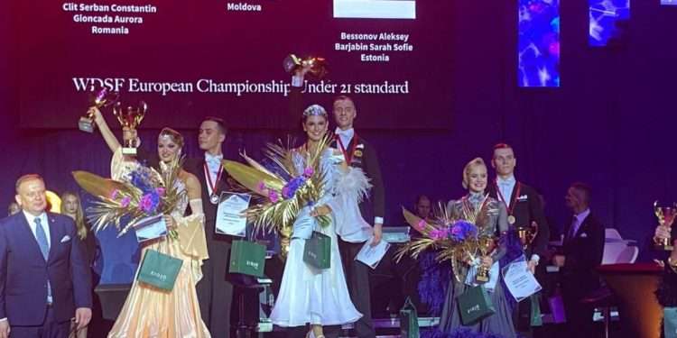 Republica Moldova a obținut aurul la Campionatul U21 Standard la dansuri sportive