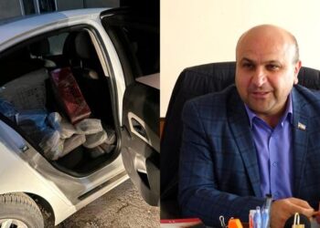 Primarul orașului Vulcănești, prins de vameși cu mașina primăriei burdușită cu marfă de contrabandă