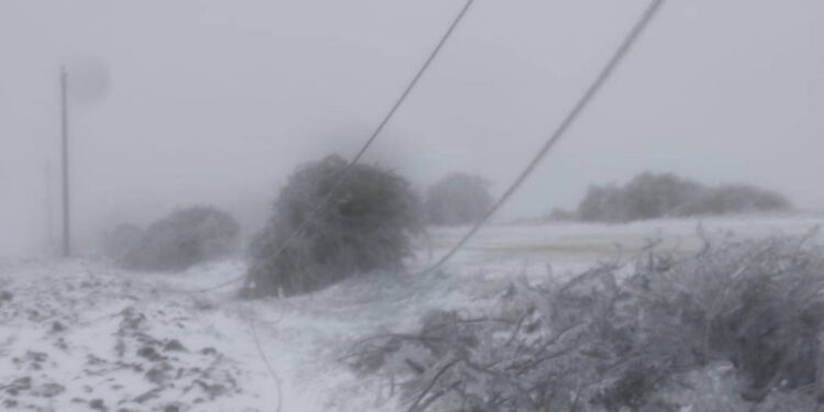 Ninsorile și vântul puternic fac ravagii în Moldova: Sute de localități au rămas în beznă