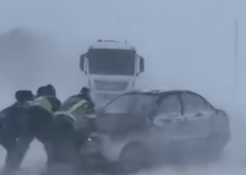 Circulația pe drumul M15 Reni – Odesa s-a închis din cauza vremii nefavorabile | VIDEO