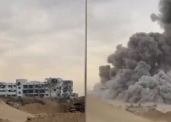 Спустя 2 дня после захвата: ЦАХАЛ подорвал парламент ХАМАС в секторе Газа