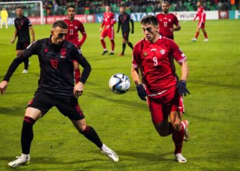 Naționala Moldovei a remizat cu Albania scor 1:1