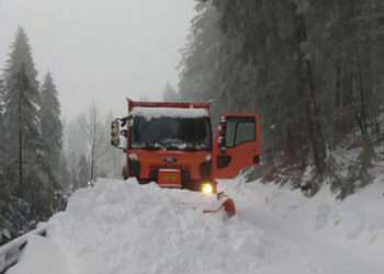 Vremea rea face ravagii în România: Mai mulți turiști sunt blocați din cauza zăpezii, iar copacii au căzut pe mașini