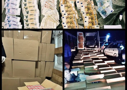 В Молдове экс-полицейского и патрульного задержали по делу о контрабанде сигарет и спирта