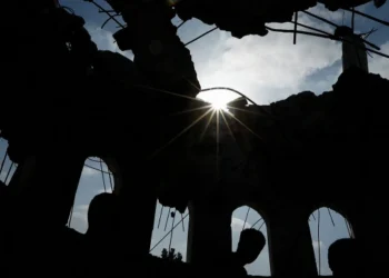 В секторе Газа разрушили Великую мечеть