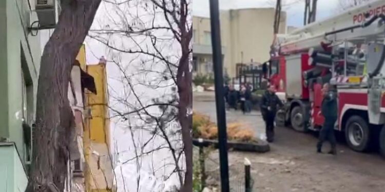 Un tânăr din Capitală a pus pe jar pompierii și poliția: A amenințat că se aruncă în gol de la etajul 9