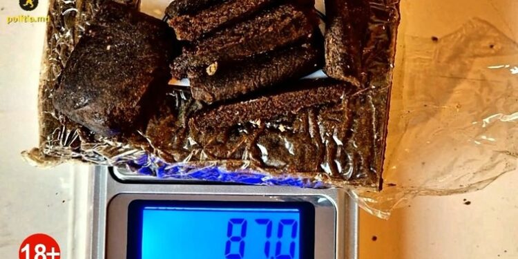 Percheziții la un tânăr din Criuleni: Oamenii legii au ridicat droguri în valoare de 70 de mii de lei