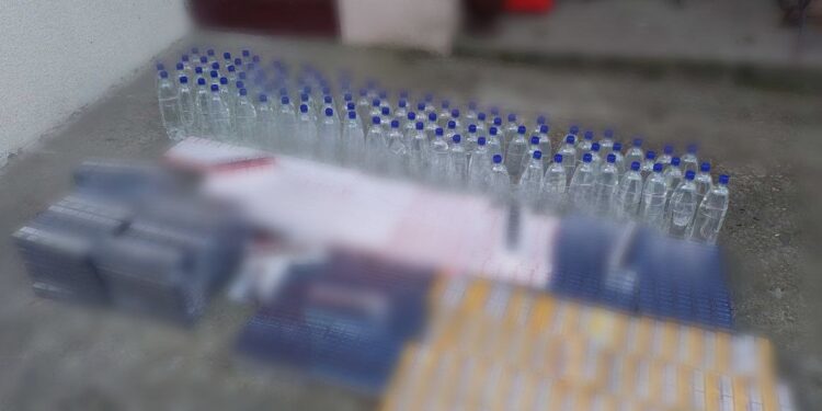 Afacere cu spirt contrafăcut, deconspirată și contracarată de polițiștii din Rîșcani