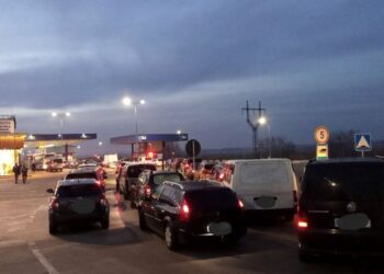 La punctul de trecere a frontierei Palanca se atestă flux intens la intrarea în R. Moldova