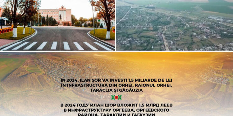 Илан Шор: В 2024 году я инвестирую 1,5 млрд леев в развитие Гагаузии, Тараклии, Оргеевском районе и Оргееве