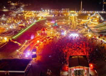 Mii de oameni au sărbătorit Anul Nou la OrheiLand, cel mai mare parc de distracții construit la inițiativa lui Ilan Șor