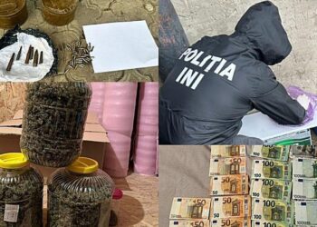 Captură de droguri de peste 1 milion de lei, depistate în urma unor percheziții. Doi bărbați, reținuți