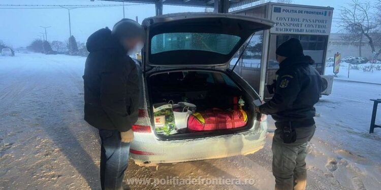 Contrabandă cu articole pirotehnice la frontiera moldo-română: Produsele au fost reținute de oamenii legii