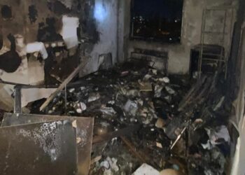 Incendiu într-un bloc, la Botanica. Circa 20 de persoane, inclusiv cinci copii, evacuate din clădire