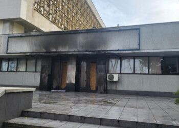 Задержан мужчина, которого подозревают в поджоге информационного центра НАТО