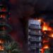 Самое большое ЧП в истории: в Валенсии дотла сгорел 14-этажный дом, есть жертвы