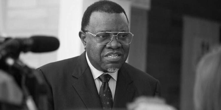 Умер президент Намибии Хаге Гейнгоб