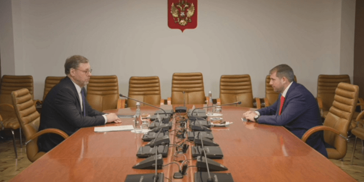 Илан Шор встретился с заместителем Председателя Совета Федерации РФ Константином Косачевым