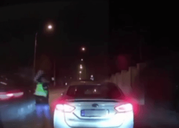 Stop cadru: Un șofer de BMW este suspectat de tentativa de omor a unui polițist