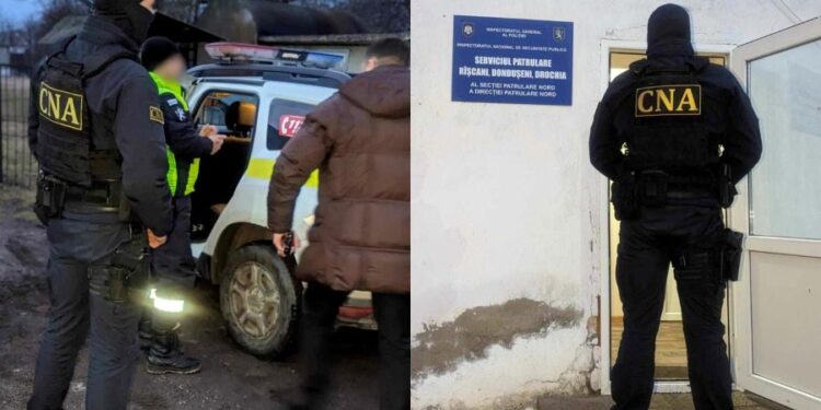 Descinderi în nordul țării. Polițiști care au primit mită de la șoferi, reținuți de CNA