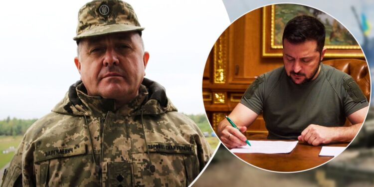 Владимир Зеленский сменил начальника Генштаба ВСУ