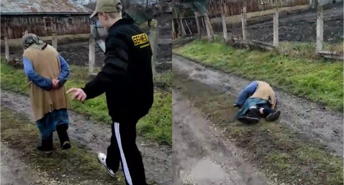 Caz șocant în raionul Rîșcani: Un minor i-a pus intenționat piedică unei bătrâne, iar aceasta a căzut în noroi. Reacția IGP