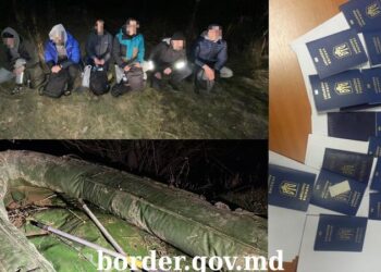 Zece ucraineni au achitat 80 de mii de euro pentru a intra în Moldova, dar au fost prinși: Organizatorul, reținut la 500 metri de frontieră