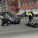 Accident în capitală: Un motociclist, aruncat la pământ după ce s-a lovit cu un automobil