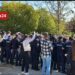 В Комрате тысячи людей собрались на митинг в связи с визитом Майи Санду, полиция применила силу к протестующим