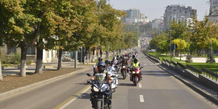 В Кишиневе 14 апреля на час перекроют несколько улиц из-за мотопарада