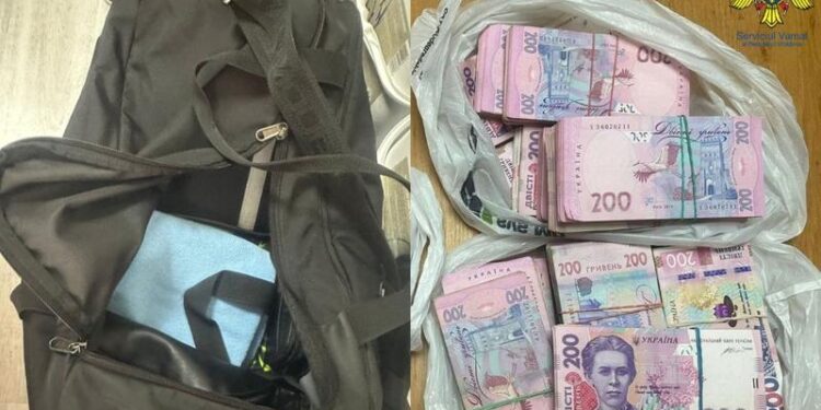 Peste jumătate de milion de hrivne, ascunse printre haine: Un șofer din Moldova a încercat să intre în țară cu banii nedeclarați